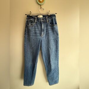 Abercrombie & Fitch High Rise Blue Jeans